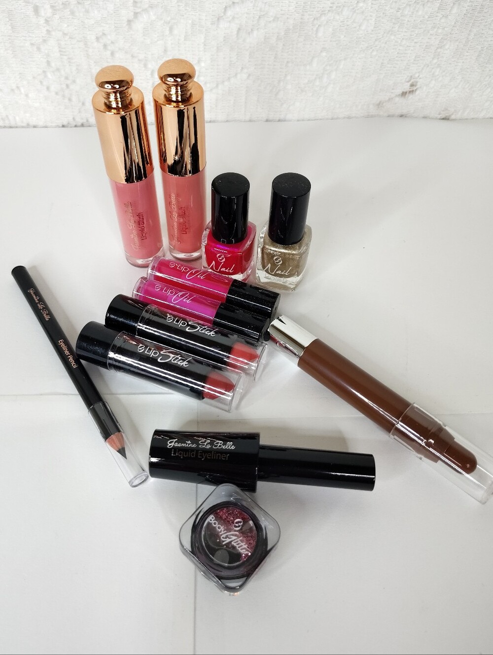 Makeup Bundle Lipstick Eye Liner Lip Oil Contour Stick Liquid Blush Eye Liner